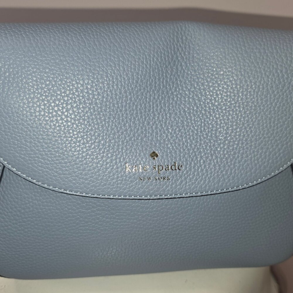 Kate Spade Monica Small Flap Crossbody Blue